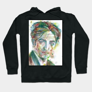 JIDDU KRISHNAMURTI watercolor portrait.1 Hoodie